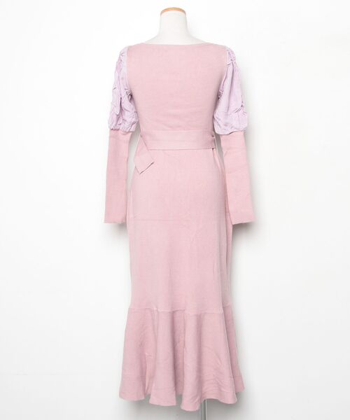 「31 Sons de mode」 長袖ワンピース 36 ピンク レディース_画像2