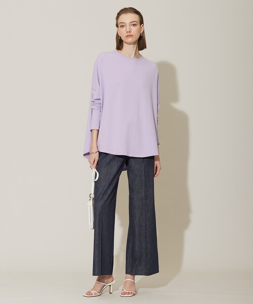 「ICB」 長袖ニット SMALL ネイビー レディース