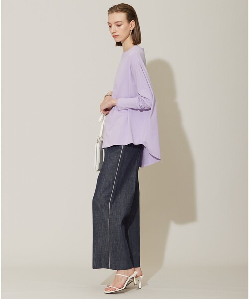 「ICB」 長袖ニット SMALL ネイビー レディース