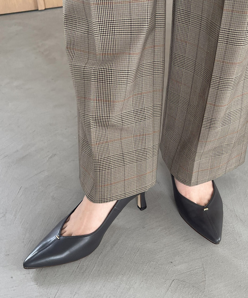 パンプス 「追加」6.5cm Vカットシームパンプス_6