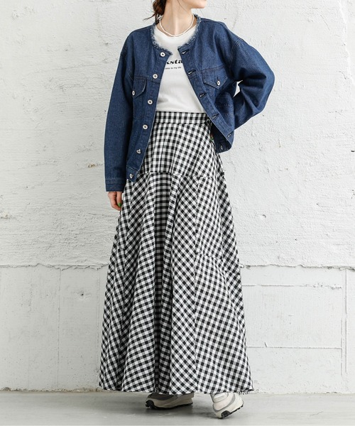 「SUGAR BISKET」 デニムジャケット M ブラック レディース_画像3