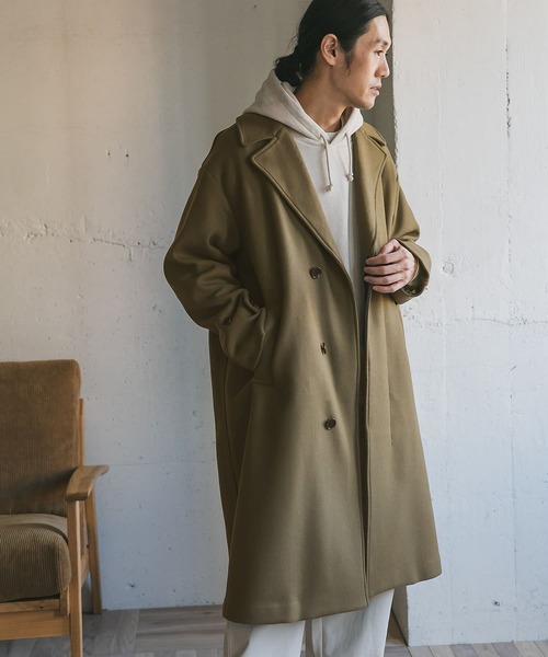 アーバンリサーチ　ベージュ チェスターコート URBAN RESEARCH DOORS（アーバンリサーチドアーズ） チェスターコート