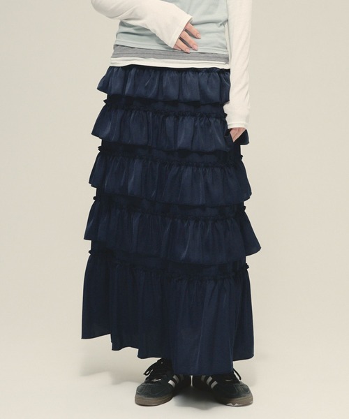 &エルシー　四季スカート スカート 「eL」Frill Narrow Skirt/645553 : ZOZOTOWN Yahoo!店