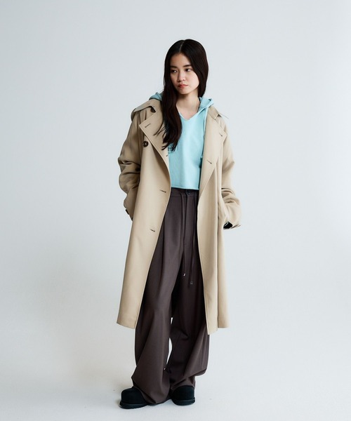 08SS JULIUS コットンシルクコート ユリウス トレンチコート JULIUS[ユリウス] / _JULIUS TRENCH COAT トレンチコート 227COM1MA