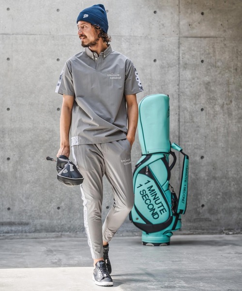 シャツ mhs2559-nylon x knit line polo shirt ポロシャツ(1M26N030) メンズ | 1minute 1second | 07