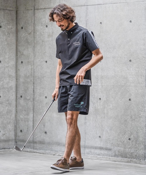 シャツ mhs2559-nylon x knit line polo shirt ポロシャツ(1M26N030) メンズ | 1minute 1second | 12