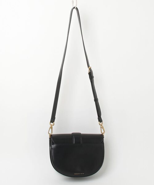 CHARLES & KEITH」 ショルダーバッグ M ブラック レディース 