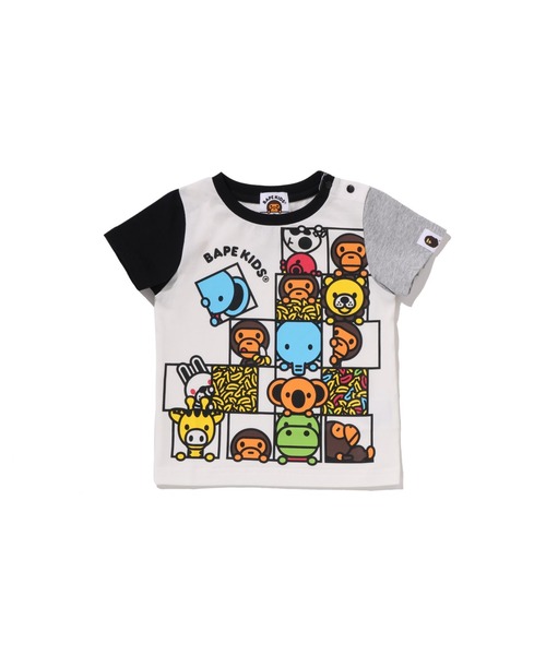 A BATHING APE（アベイシングエイプ） tシャツ BABY MILO FRIENDS 
