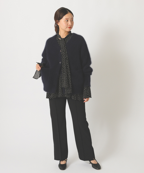 「IENA」 「Torrazzo Donna」長袖ブラウス FREE ブラック レディースの画像