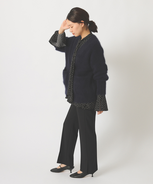 「IENA」 「Torrazzo Donna」長袖ブラウス FREE ブラック レディースの画像
