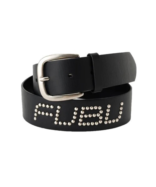 専用　値下げ！　FUBU レザーベルト ブラウン Lサイズ 約113cm FUBU（フブ） ベルト FUBU-Studs Genuine Leather Belt メンズ