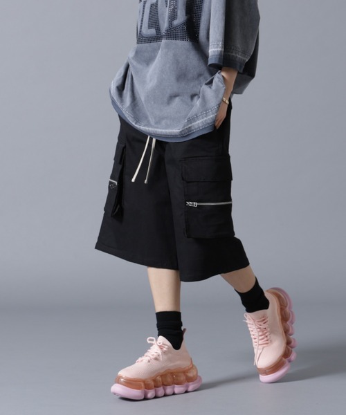 DANKE SCHON（ダンケシェーン） ワイドパンツ ハーフパンツ カーゴ