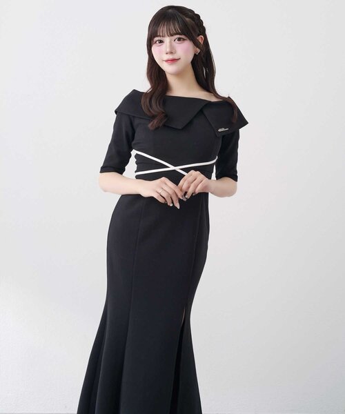 Offshoulder Collar Mermaid Onepiece Offshoulder Collar Mermaid