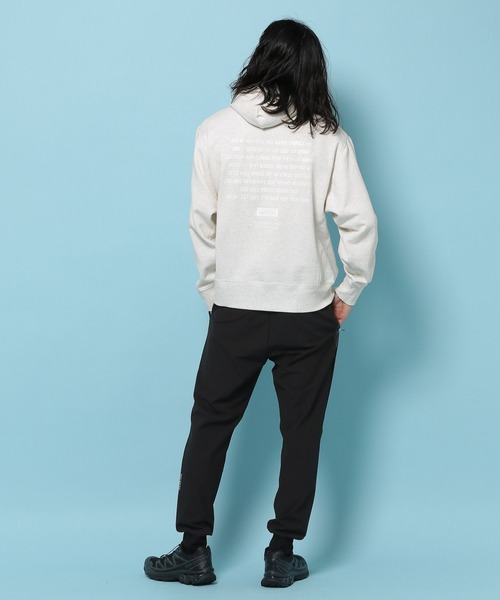 「HEREIAM」 プルオーバーパーカー LARGE ブラック レディース_画像3