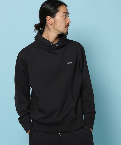 「HEREIAM」 プルオーバーパーカー LARGE ブラック レディース_画像6