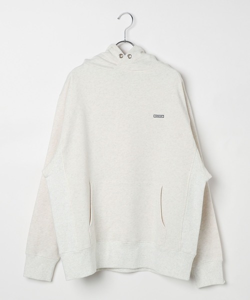 「HEREIAM」 プルオーバーパーカー LARGE ブラック レディース_画像9