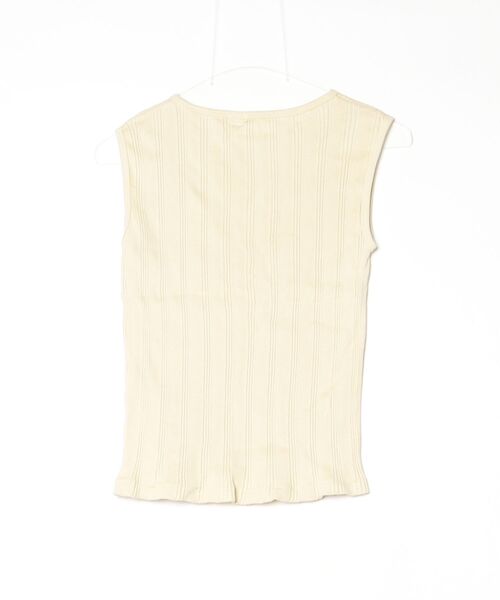 「YOUNG&OLSEN The DRYGOODS STORE」 ノースリーブトップス FREE イエロー レディース_画像2