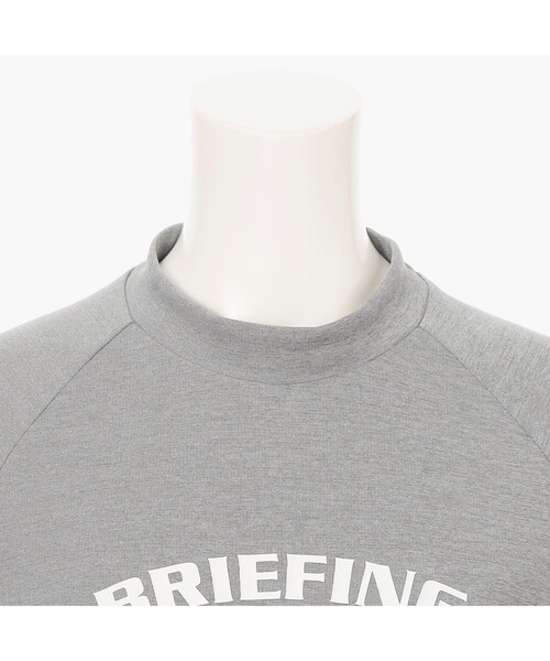 uvカット tシャツ 「BRIEFING GOLF／ブリーフィングゴルフ」WOMEN’S COLLEGE LOGO HIGHNECK RF レディースの画像
