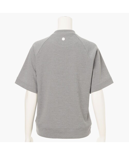 uvカット tシャツ 「BRIEFING GOLF／ブリーフィングゴルフ」WOMEN’S COLLEGE LOGO HIGHNECK RF レディースの画像
