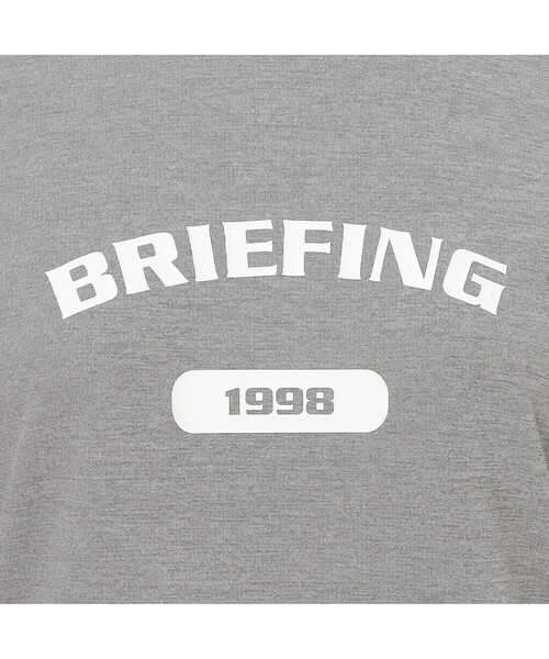 uvカット tシャツ 「BRIEFING GOLF／ブリーフィングゴルフ」WOMEN’S COLLEGE LOGO HIGHNECK RF レディースの画像