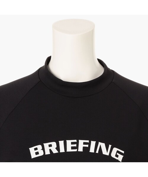 uvカット tシャツ 「BRIEFING GOLF／ブリーフィングゴルフ」WOMEN’S COLLEGE LOGO HIGHNECK RF レディースの画像