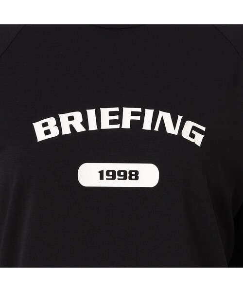 uvカット tシャツ 「BRIEFING GOLF／ブリーフィングゴルフ」WOMEN’S COLLEGE LOGO HIGHNECK RF レディースの画像
