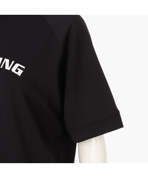uvカット tシャツ 「BRIEFING GOLF／ブリーフィングゴルフ」WOMEN’S COLLEGE LOGO HIGHNECK RF レディースの画像