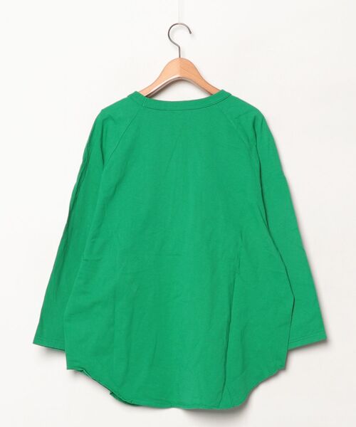 「WALLA WALLA SPORT」 7分袖Tシャツ X-LARGE グリーン メンズ_画像2