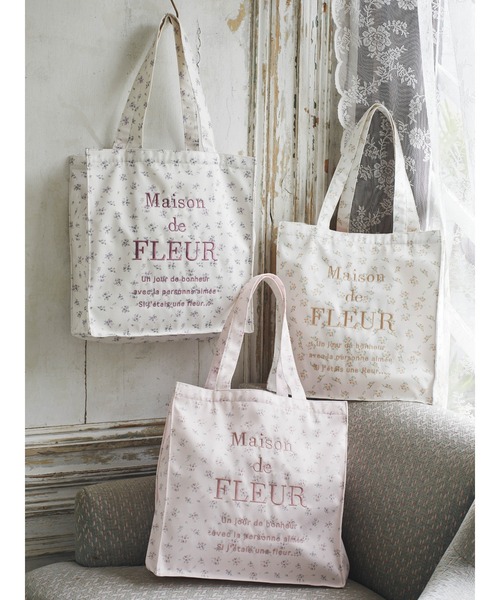 「Maison de FLEUR」 トートバッグ FREE オレンジ レディース_画像7