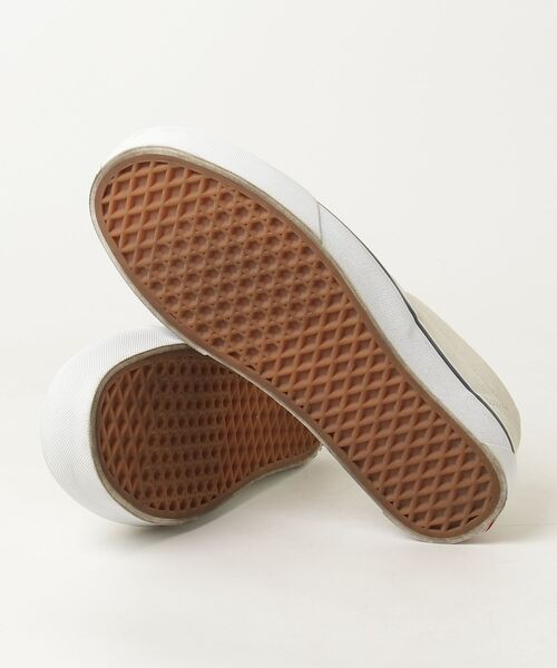 「VANS」 スリッポン 25.5cm ホワイト メンズ_画像3