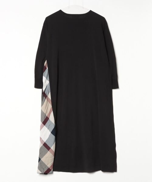 美品 ブルーレーベル クレストブリッジ ワンピース (38)ブラック BLUE LABEL CRESTBRIDGE（ブルーレーベルクレストブリッジ） 長袖