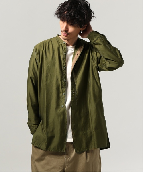 「JOURNAL STANDARD J.S HOMESTEAD」 長袖シャツ MEDIUM ブラウン メンズ_画像4