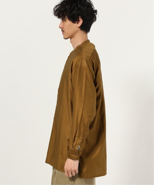 「JOURNAL STANDARD J.S HOMESTEAD」 長袖シャツ MEDIUM ブラウン メンズ_画像8