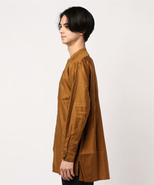 「JOURNAL STANDARD J.S HOMESTEAD」 長袖シャツ MEDIUM ブラウン メンズ_画像9