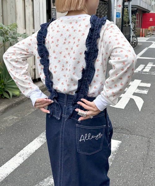 「Alley by w closet」 サロペットスカート FREE ブルー レディース_画像3