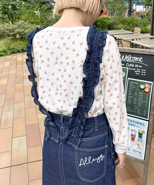 「Alley by w closet」 サロペットスカート FREE ブルー レディース_画像8