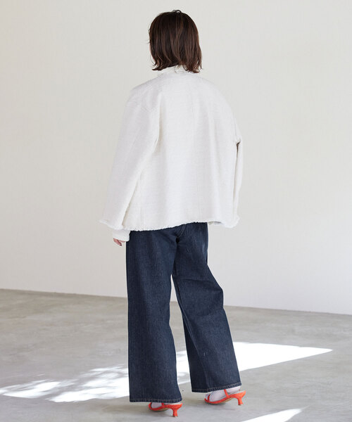 「SLOBE IENA」 デニムパンツ 36 ネイビー レディース_画像6