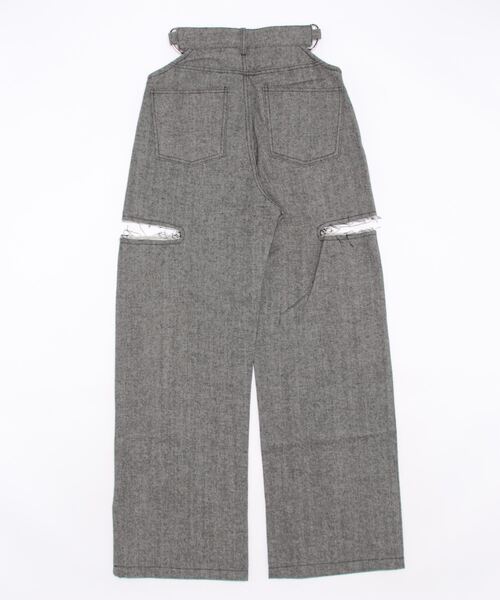 「lilLilly」 デニムパンツ MEDIUM ブラック レディース_画像2
