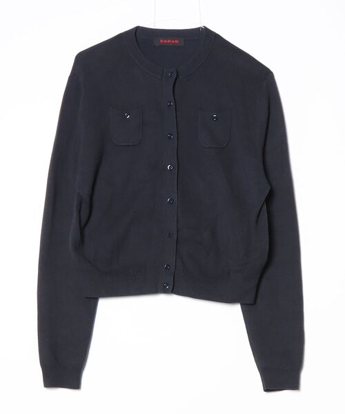 CABaN(キャバン) カーディガン サイズS レディース美品  - ネイビー 七分袖 CABaN（キャバン） カーディガン S ネイビー レディース : ZOZOTOWN