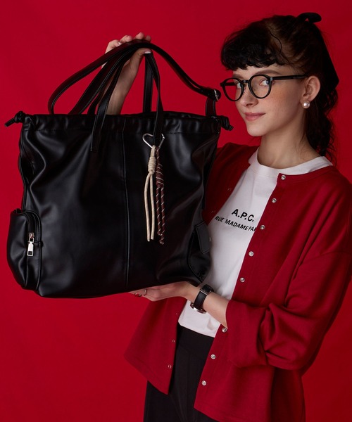 「BONLECILL Marche」 2WAYバッグ FREE ブラウン レディース_画像3