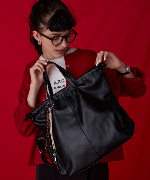「BONLECILL Marche」 2WAYバッグ FREE ブラウン レディース_画像4
