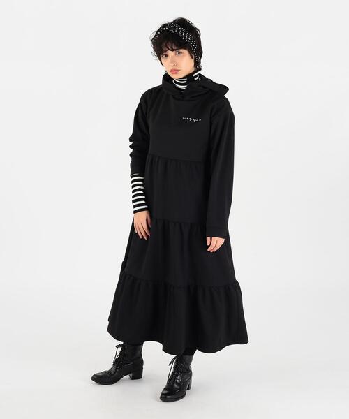 「To b. by agnes b.」 長袖ワンピース FREE ブラック レディース_画像3