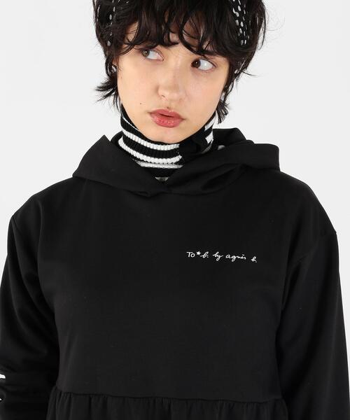 「To b. by agnes b.」 長袖ワンピース FREE ブラック レディース_画像7