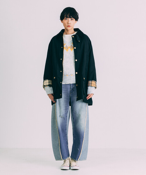 「Freada」 デニムパンツ MEDIUM ブルー レディース_画像7