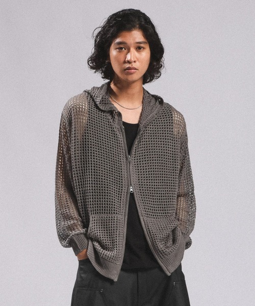 RAGEBLUE（レイジブルー） パーカー LOOSE MESH ZIP-UP HOODIE/ルーズ