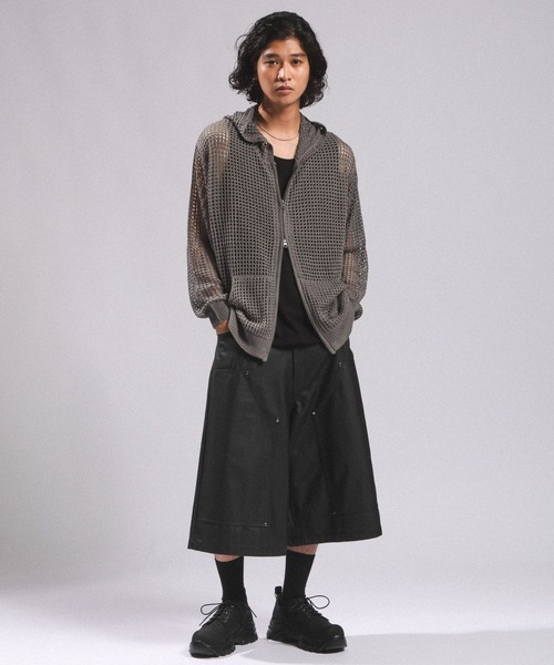 kanYeWest レイトレジストレーション プルオーバー パーカー XL RAGEBLUE（レイジブルー） パーカー LOOSE MESH ZIP-UP HOODIE/ルーズ