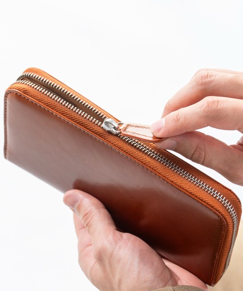 MURA（ムラ） 財布 イタリアンレザー YKKラウンドファスナー