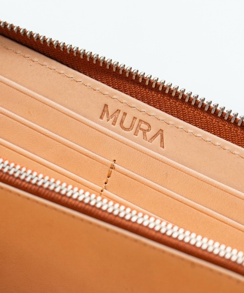 MURA（ムラ） 財布 イタリアンレザー YKKラウンドファスナー