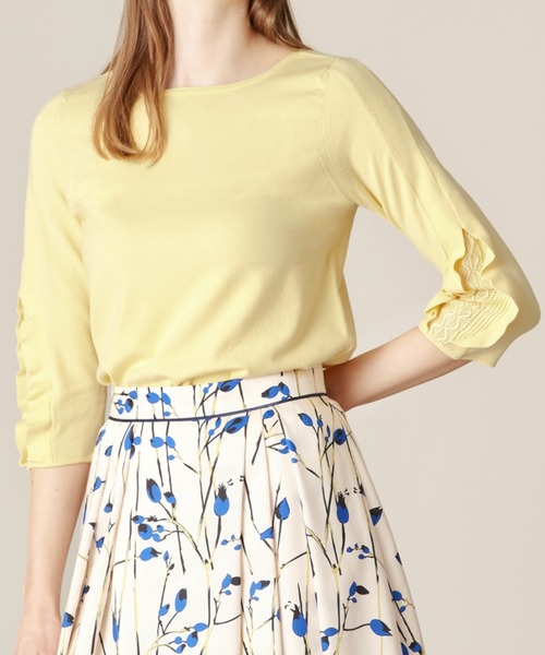 ニット レーヨンポリエステル袖フリル プルオーバー Zozotown Paypayモール店 通販 Paypayモール