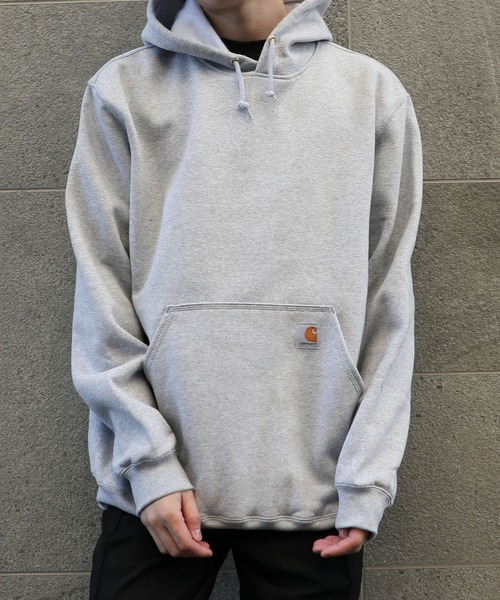 カーハート　パーカー　スウェット　ビッグシルエット　ビッグロゴ　グレー　4XL Carhartt（カーハート） パーカー Carhartt /ビッグシルエットブランド